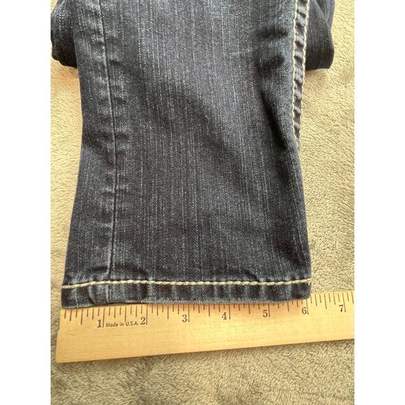 Silver Jeans Suki High Capri Womens W25 L24.5 Dark Wash Denim Preppy - Picture 8 of 13